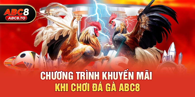 Chương trình khuyến mãi khi chơi Đá gà abc8